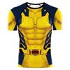 Cross-border Hot-selling Animation Deadpool and Wolverine Series Men's Summer Short-sleeved 3D Printed Cosplay Crew Neck T-shirt