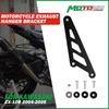 MOTO4U For Kawasaki ZX-10R ZX10R 2004 2005 Aluminum Exhaust Hanger Bracket Muffler Exhaust Holder Motorcycle Modification