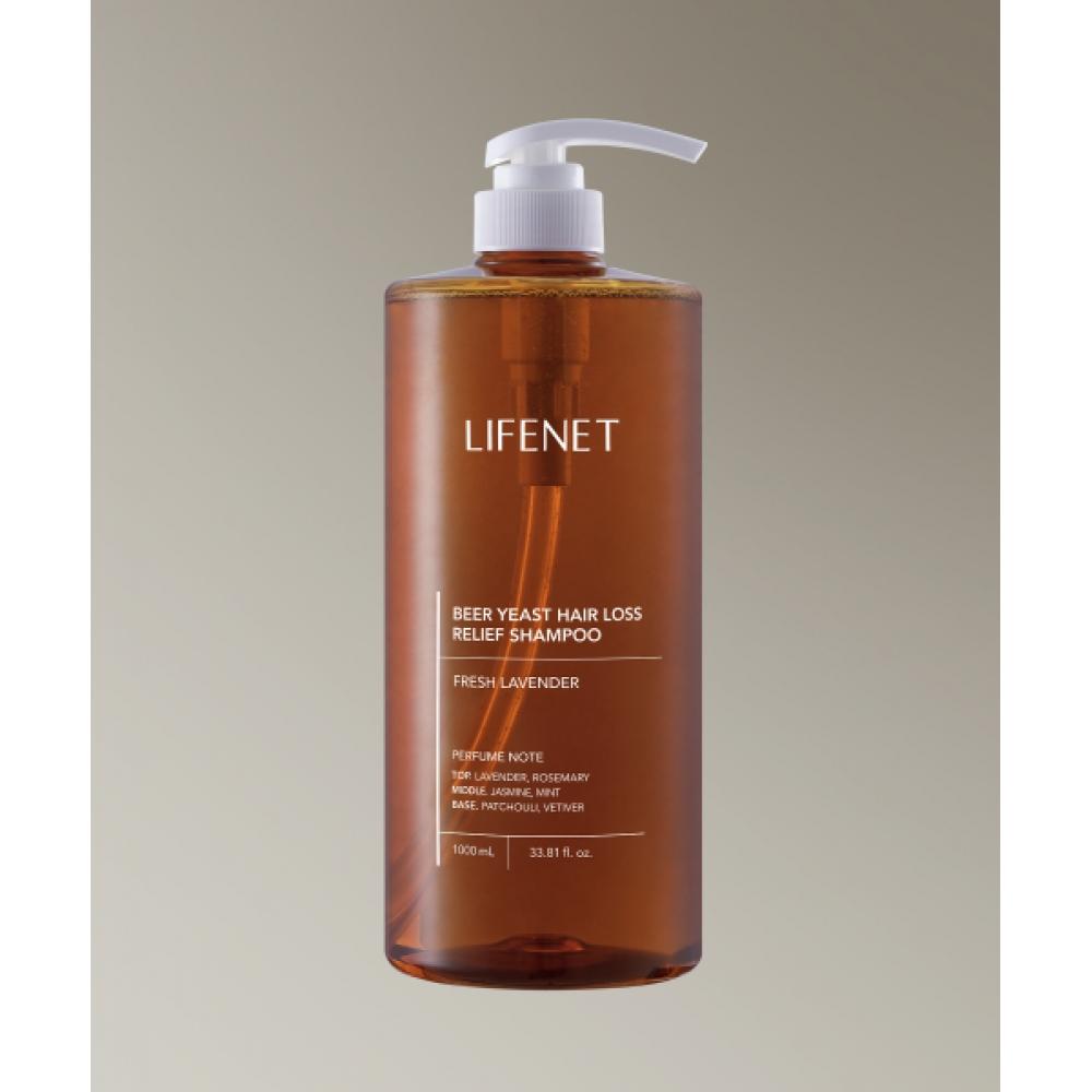 Lifenet Beer Yeast Hair Loss Symptom Relief Scalp Care Shampoo 1000ml Single Beer yeast shampoo single item