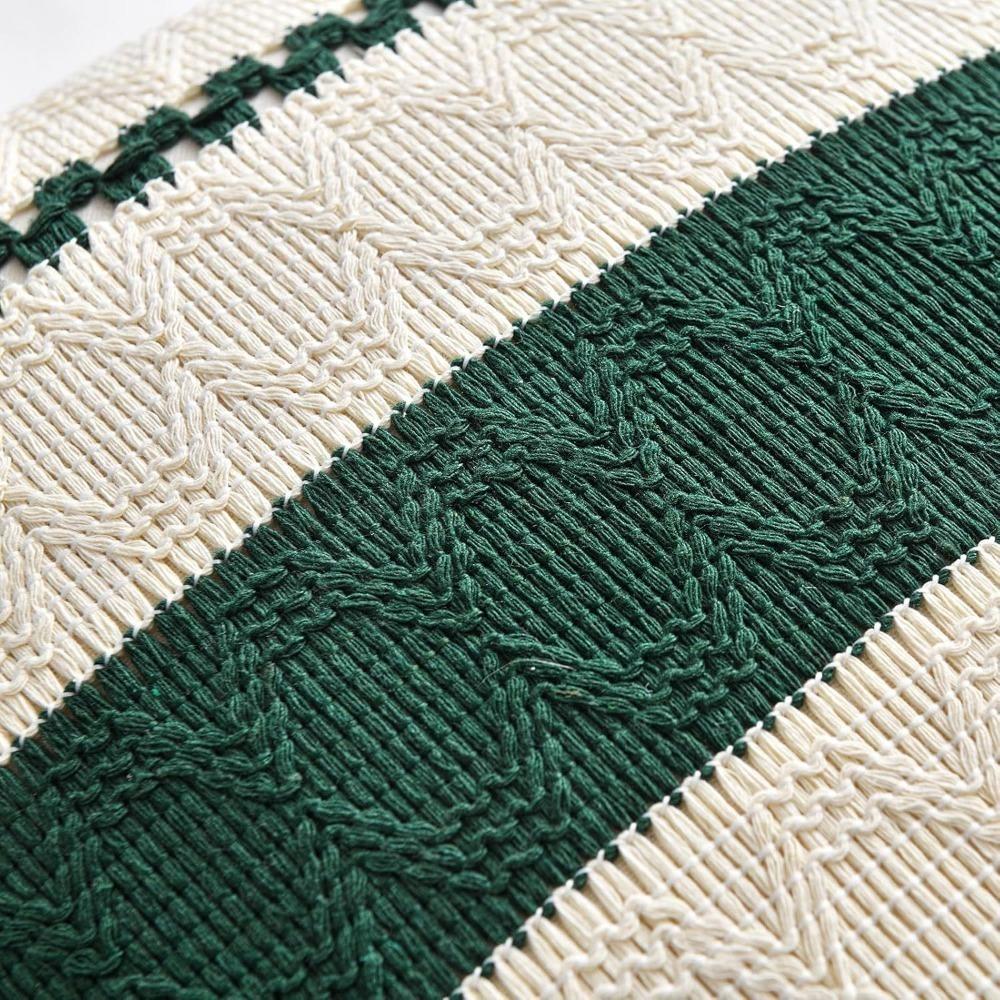 Cotton Linen Lumbar Pillow Case Boho Style Pillowcase New Throw Pillow Cover Farmhouse Decor