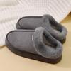Fluffy Women's Slippers Winter with Thick Sole for Indoor Anti-Slip and Warmth At Home with Fur Lining for Couples