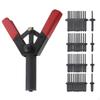 Set de 41 de nituri din PP Nituri oarbe din nailon cu scule de mână universale cu extractor de mașină
