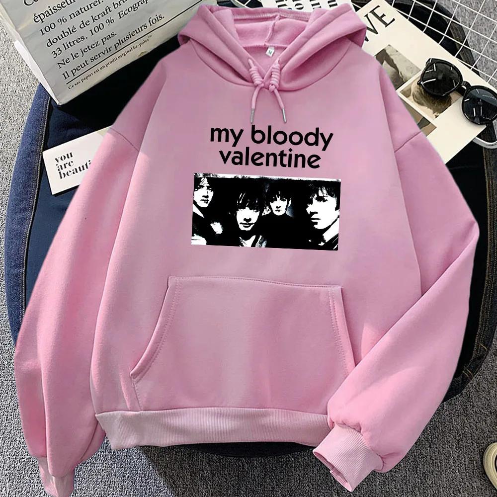 Rock Band My Bloody Valentine Hoodies Ropa De Mujer Sudaderas Soft Hooded Sweatshirts Long Sleeve Clothing