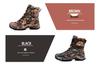 Men's High-Top Tactical Mountaineering and Hiking Boots - Camouflage Combat and Work Footwear