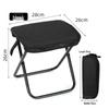Compact Folding Outdoor Backpack Chair for Camping and Fishing