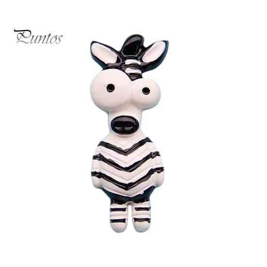 Zebras Refrigerator Magnet Cartoon Animal Magnet, Big Eyes Shape Fridge Magnets Memo Notes Photo Holder, Gift for Lovers Office