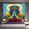 Man with Crown of Thorns Praying Pattern Wall Hanging Tapestry Decorative Tapestry Home Decor for Bedroom and Living Room