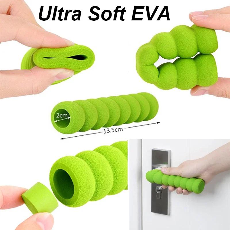 Soft Spiral Foam Elastic Door Handle Cover Doorknob Guard Protector Anti-collision Door Stopper Safety Practical Home Decor