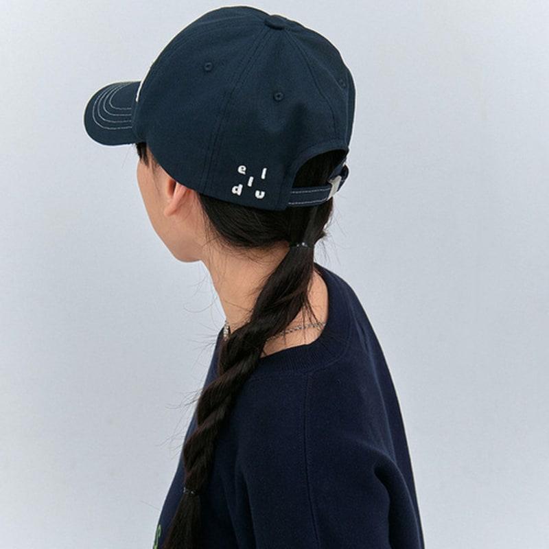ELLDU Here and Now Stitch Ball Cap Navy