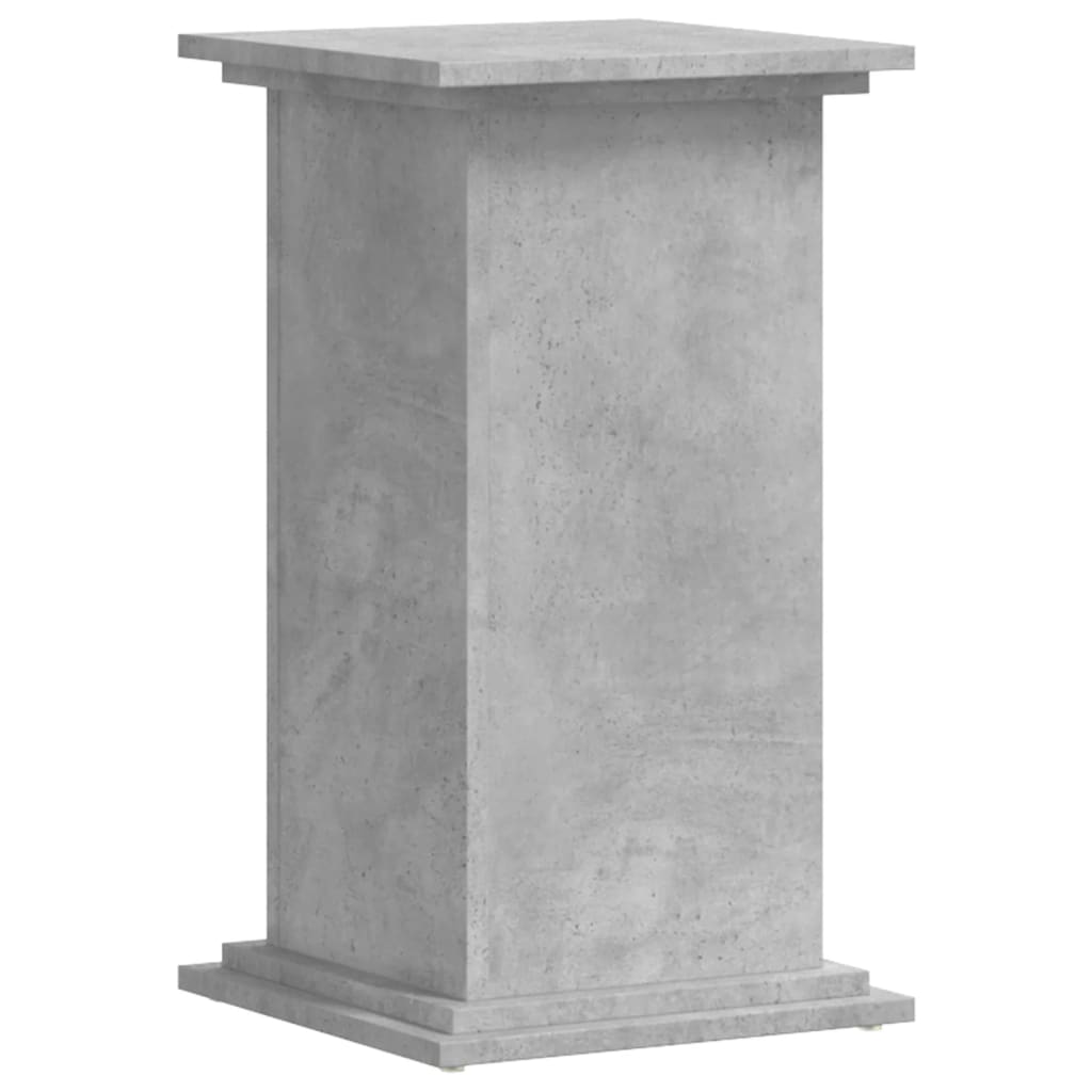 Plant Stand Concrete Grey 33 x 33 x 60 cm Wood Based Material