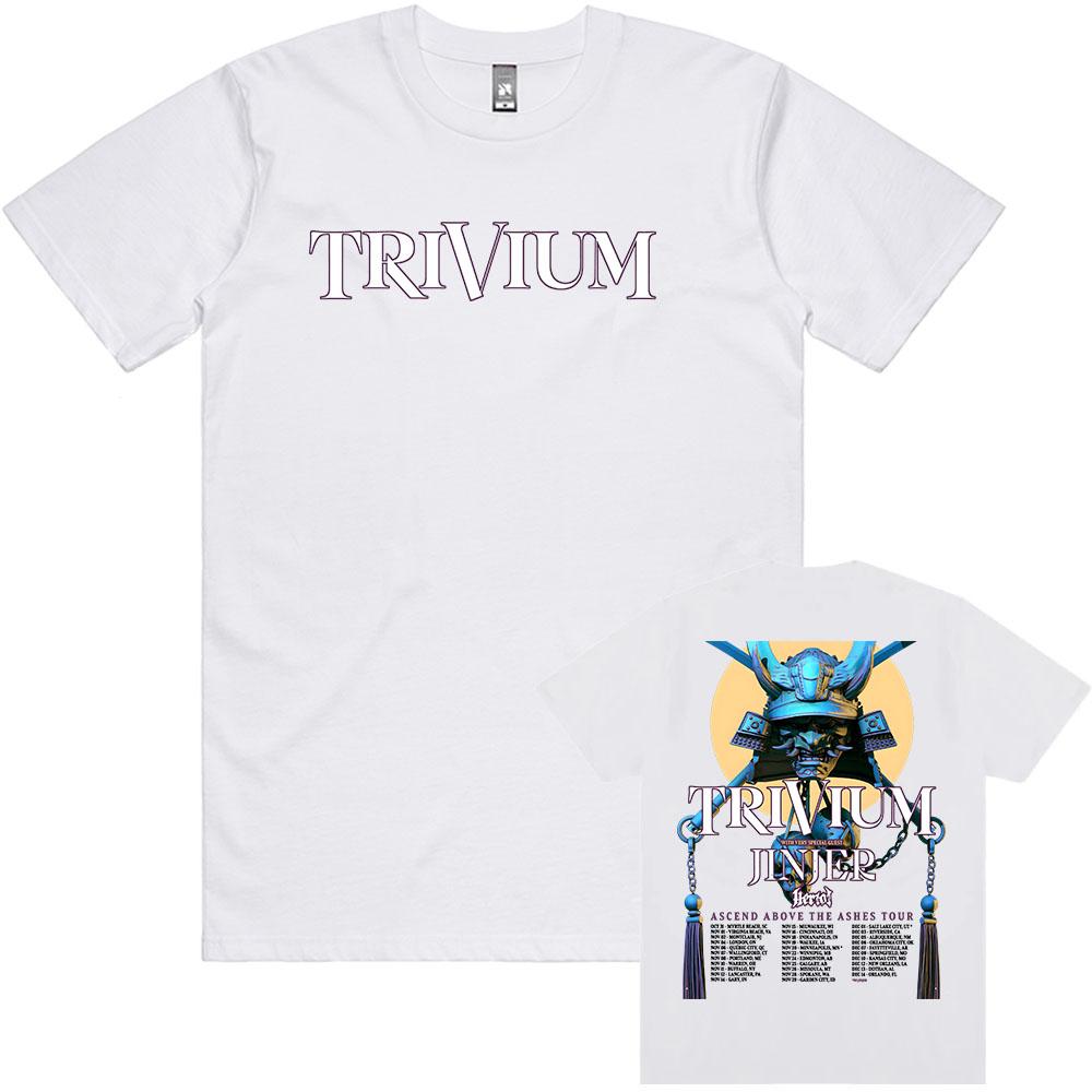 TRIVIUM Heavy Mental Band T-shirt Summer Cotton Hip Hop Streetwear Unisex Fashion Grunge Men Women Tshirts Loose Male T Shirt