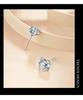 Banyan Tree S925 Silver Moissanite Bull Head Earrings - Classic Female Fashion Ear Jewelry