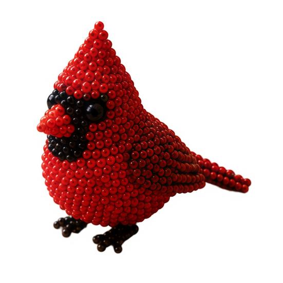 Kit de Broderie cu Mărgele Pasăre DIY, Kit de Meșteșug cu Mărgele Animale 3D, cu Accesorii Colorate cu Mărgele, Proiect Drăguț de Meșteșug cu Pasăre din Mărgele pentru Adulți și Adolescenți Cadou Creativ