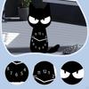 Cat Clock Decorative Animal Silent Modern Cartoon Compact Acrylic Home Decoration Ornament for