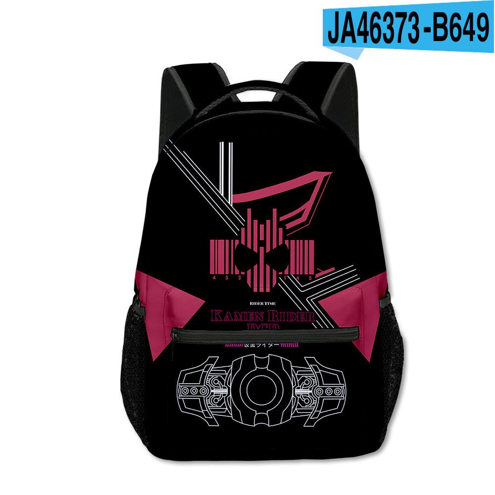 Fashion Novelty Cool Kamen Rider student Bookbag Notebook Backpacks 3D Print Oxford Waterproof Boys/Girls Travel Backpacks