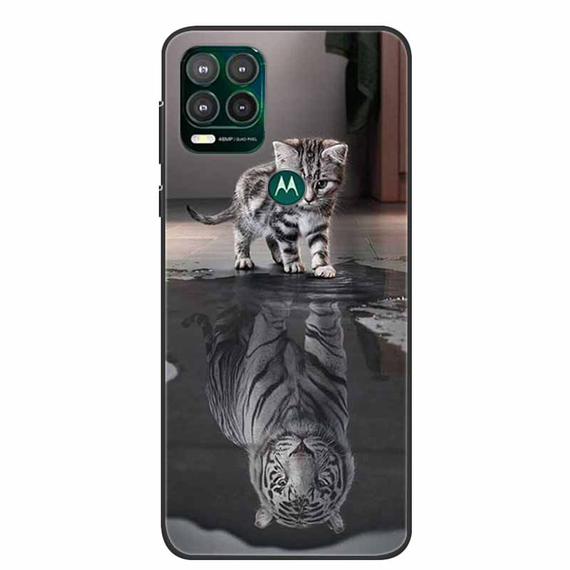 For Moto G Stylus 5G 2021 Case Soft TPU Silicone Shockproof Cover for Motorola Moto G Stylus 5G Phone Cases XT2131 Cute Cats