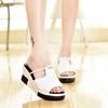 Summer Women's Slippers Thick Bottom Wedge Flip Flops Ladies High Heeled Casual Sandals