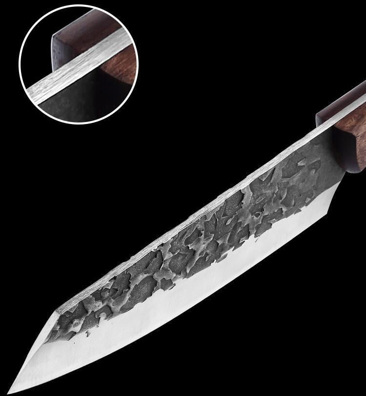 Japanese Chef Knife Forged Stainless Steel Kitchen Knives Fish Sashimi Knife Butcher Knife Meat Slicing Cleaver