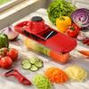 Multifunctional Kitchen Vegetable Slicer with Container Adjustable Blades for Shredding Slicing and Julienne Cutting Potato Carrot Onion Grater