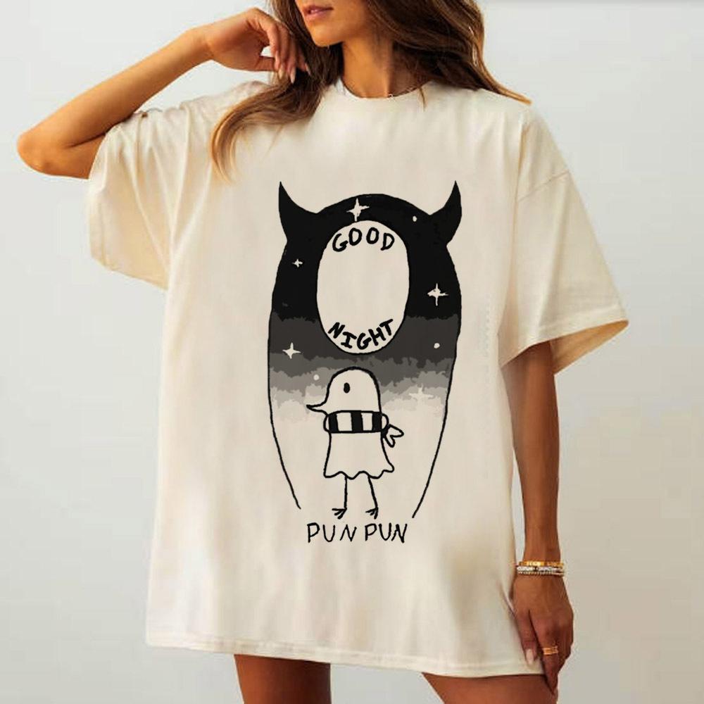 

Oyasumi Goodnight Punpun Shirt Teen Gothic Classic Pop Culture 2000s Kawaii Top Tees Classic Grunge Trendy Korean Clothes 80s 4XL