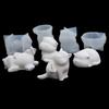 1 Buc Săpun Argilă Pisică 3D Drăguț Porcușor Matrițe Silicon Lumânări DIY Animal de Companie Pisică Matriță Artizanat Mic și Drăguț Potrivit pentru Ornamente