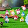 Cute Little Dwarf Figurine Holding A Sign Garden Landscaping Decoration Accessories Micro-landscape Small Ornaments