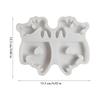 Easter Egg Silicone Mold Non-stick Silicone Reusable Easy Release Resin Casting Easter Egg Rabbit Mold For Soap Clay Wax