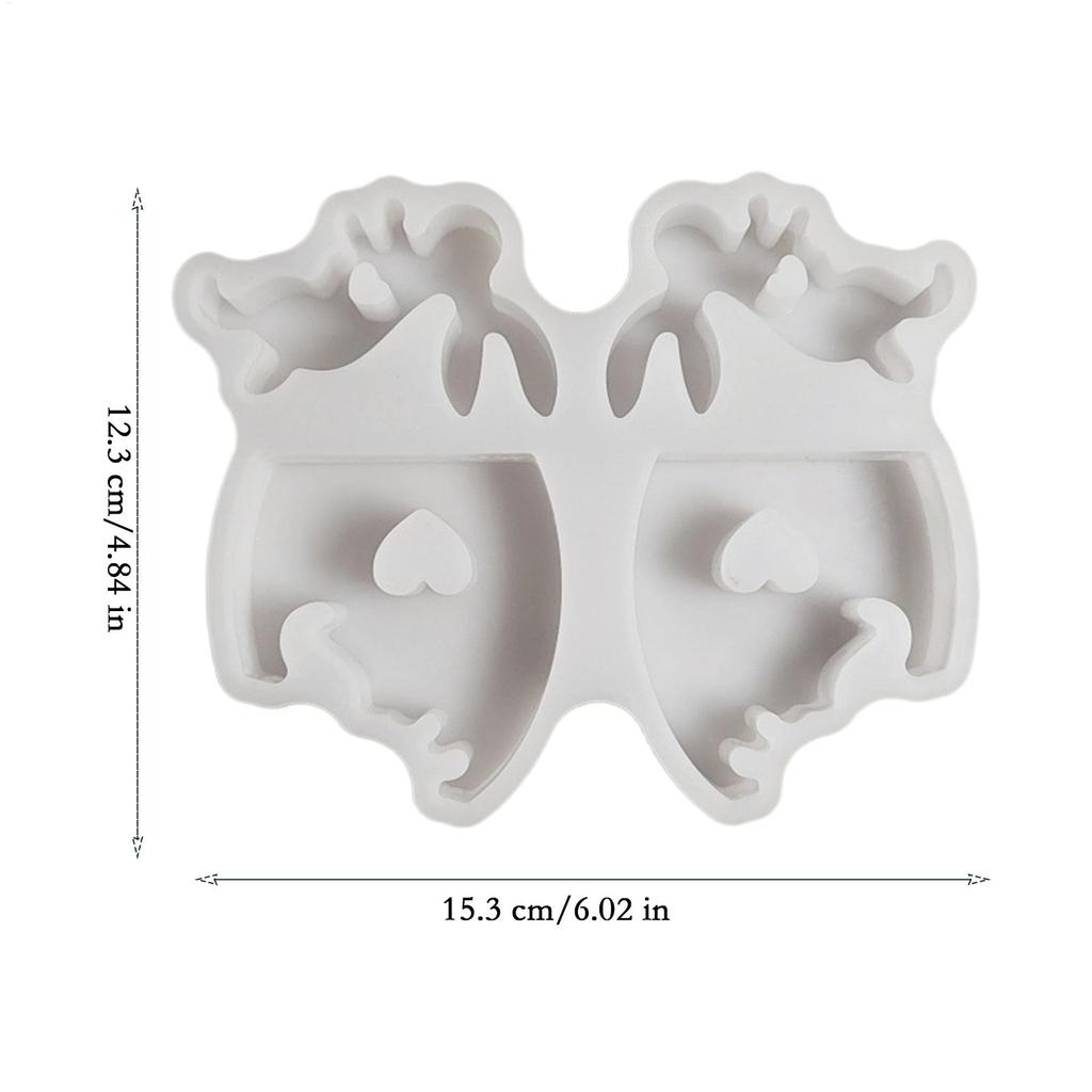 Easter Egg Silicone Mold Non-stick Silicone Reusable Easy Release Resin Casting Easter Egg Rabbit Mold For Soap Clay Wax
