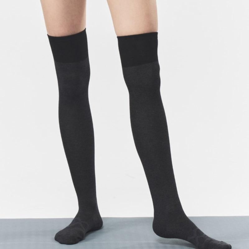 REXY Colorblock Double-Sided Non-Slip Over Knee Socks