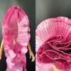 Metallisch Glänzender Große Welle Spitze Stoff 15cm Breit 1 Yard Falten Netz Organza DIY Styling Nähen Rüsche Kleid Zubehör