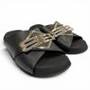 Pristine BALENCIAGA Sandals SUNSET FLAT BB black leather mens 42 828478 Used