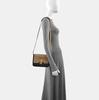 [Pre-Owned] Tb Small Brown Leather Shoulder Bag With Gold Hardware And Detachable Strap - Very Good #1LPD053