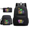 Rhythm Box Peripheral Elementary School Bag Large Capacity Starry Sky Backpack Three-piece Set