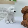 Guibing Dog Puppy Statue Ornament, Mini Puppy Decoration Ornament, Home Decoration Desktop Ornament, Fashion Decoration Statue