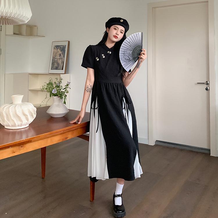 

Улучшенное платье Cheongsam больших размеров, женское длинное платье