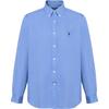 Polo Ralph Lauren Ss22 Pony Embroidered Single-Breasted Long Sleeve Shirt Men Shirts Blue 710928252-008