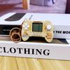 Game Controller Mini Game Keychain Electronic Game Console Pendant Capybara Keychain  Backpack