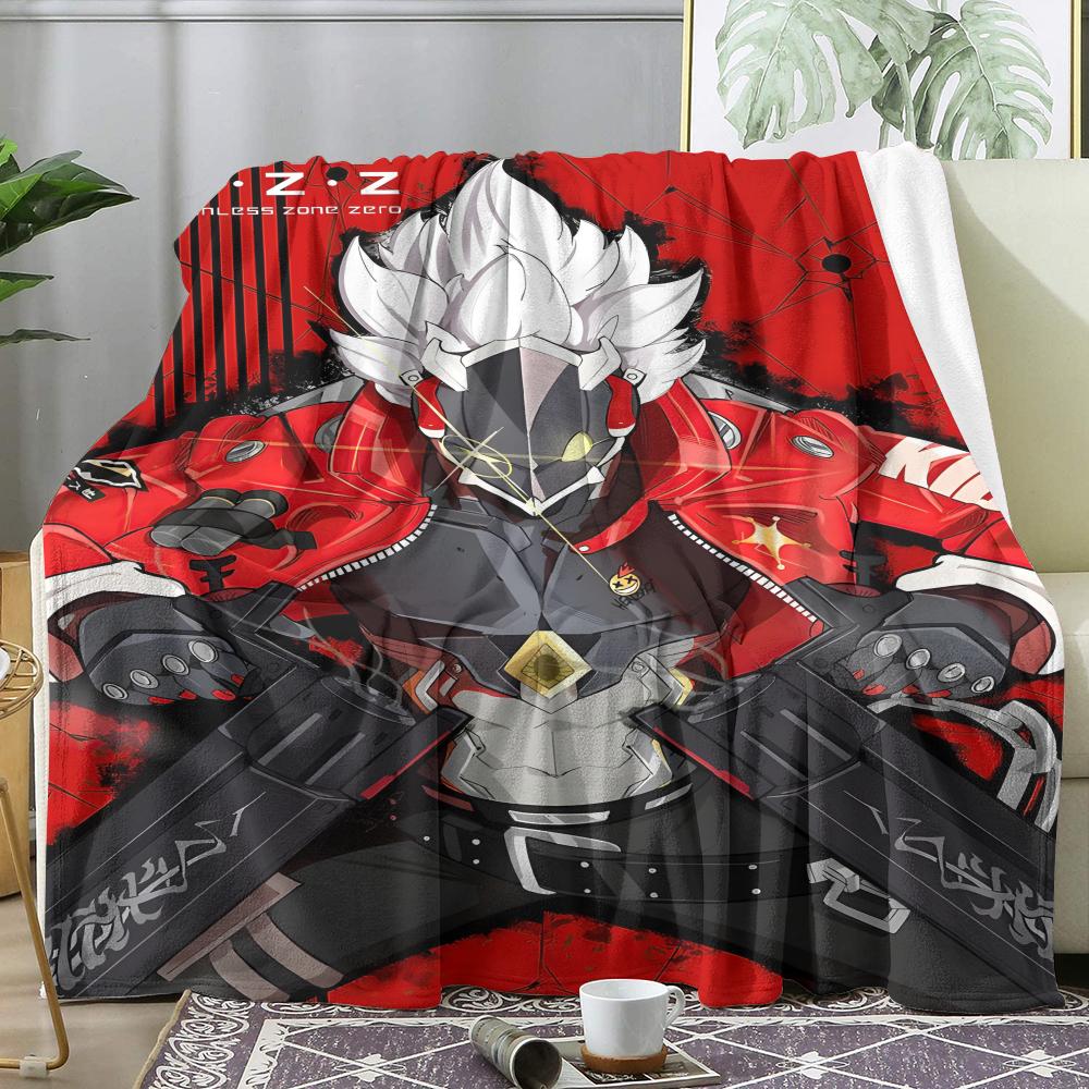 Zenless Zone Zero Game Throw Soft Flannel Throw Summer AC Blanket Lightweight Cool Nap Blanket for Sofa Bed Couch Travel