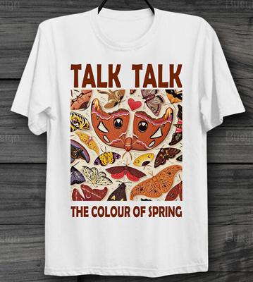 Talk Talk La Colore della Primavera Maglietta Uomo Donna T-shirt Top Rock Regalo Maglietta Unisex Uomo Donna Top