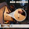 Bärenglocken zum Wandern Anti-Verlust-Glocke Wildtier-Warnung Kuhglocke Mit Lanyard und Karabiner für Wandern Camping Rucksacktouren Outdoor