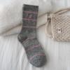 Colorful-patterned Stitch Wool Socks with Added Thickness for Warmth and Insulation. Winter Anti-chill Thick Socks.