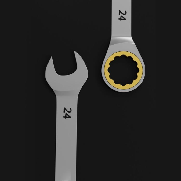 Reversible Ratcheting Spanner Alloy Steel Build Compact Design Torques Wrench Ideal for Field Engineers Emergency Repairs