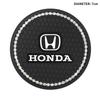 1/2pcs Non-slip Car Diamond Water Cup Pad Rhinestone Silicon Mat For Honda Civic FIT Accord Prelude CRV 5th City CRZ CRX Jazz FJ6