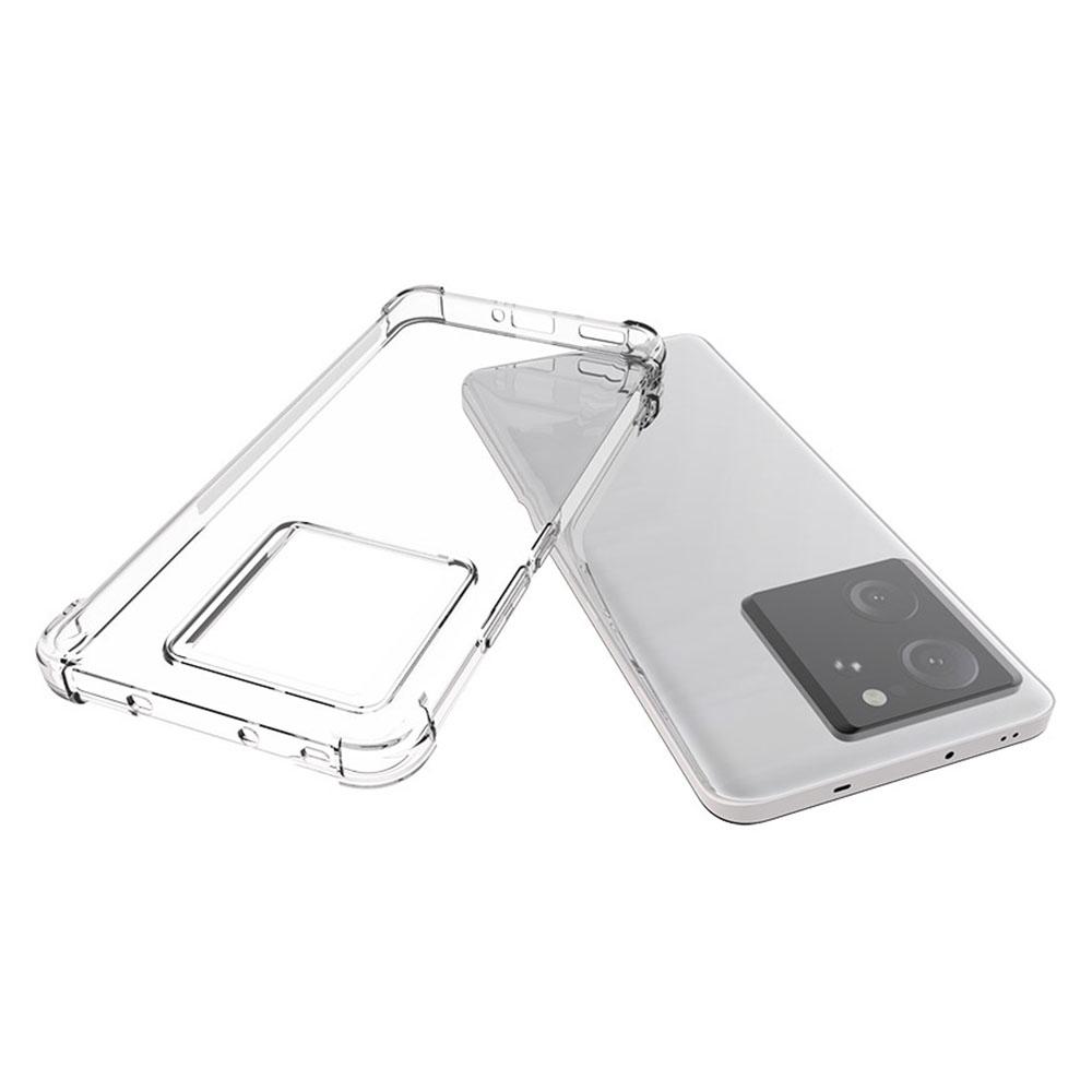 

For Xiaomi 13T/13T Pro Shockproof Phone Cover Transparent Anti-Scratch Soft TPU Cell Phone Case A