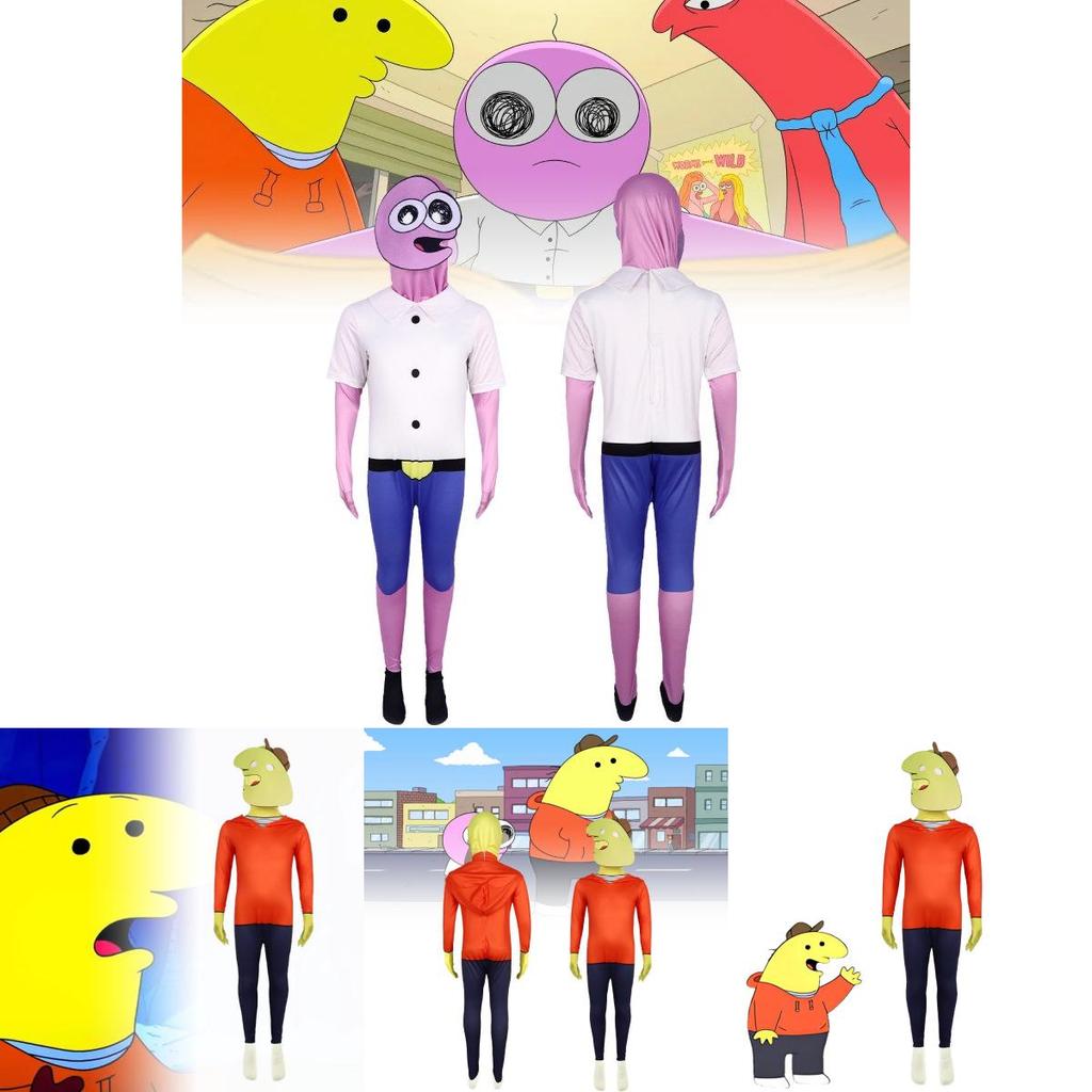 Unisex Smiling Friends 2 Character Cosplay Costume Perfect For Anime And Game Events
