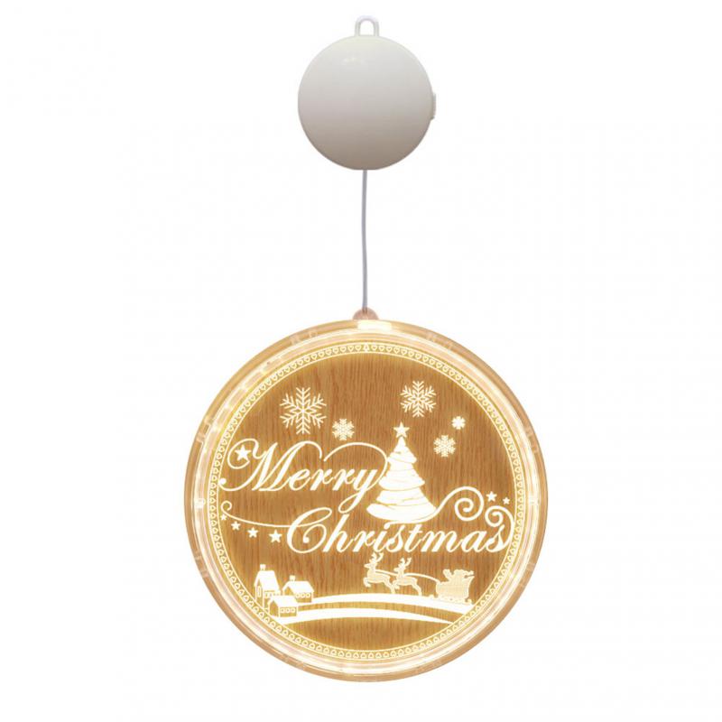 

Веселые рождественские светодиодные гирлянды Санта-Клаус Лось Спальня Гостиная Столовая Украшения Новогодний подарок Рождественская елка Подвесной светильник L