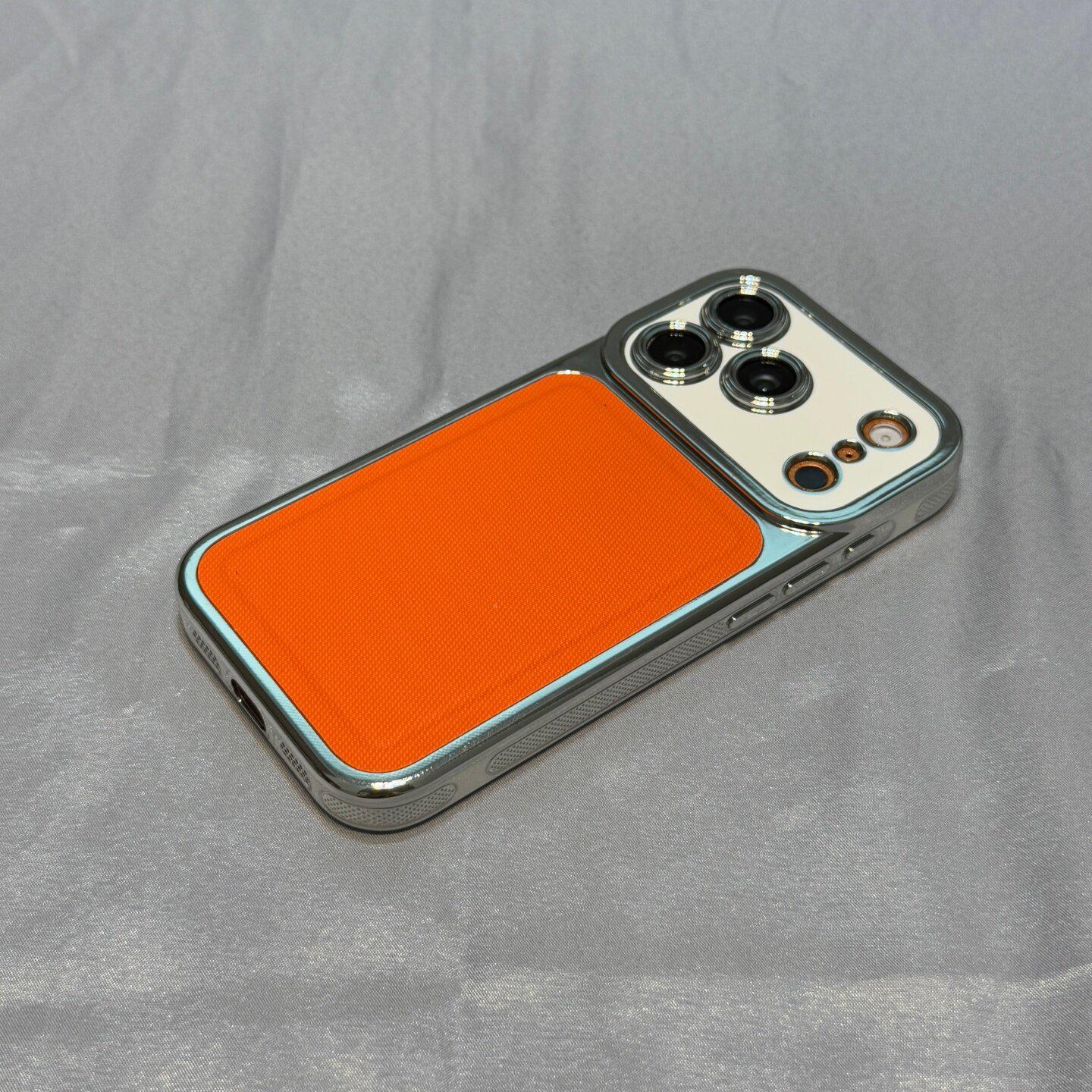 

iPhone 17 Promax Woven Leatherette Anti-Slip Protective Case with Large Window Design iPhone 15 Pro