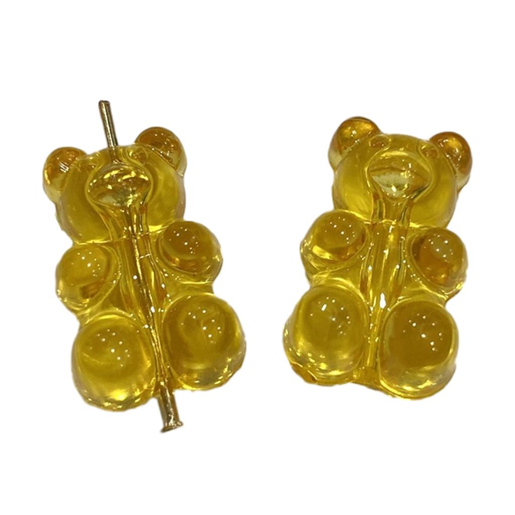 Set of 10 DIY Jewelry Supplies Bear Pendants Bear Jewelry Making Part Acrylic Material for DIY Bracelet Bangle Necklaces