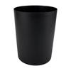 2 Pack 5 Gallon Black Plastic Wastebasket Indoor Trash Can Durable Easy Clean Ideal Office Home