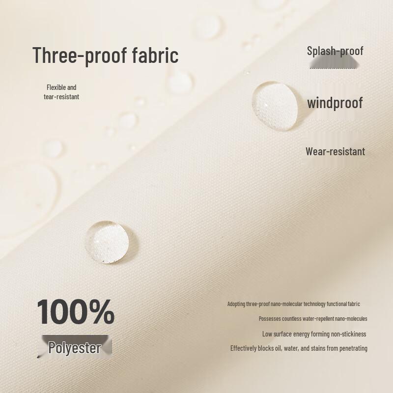 Camel Unisex Loose Fit 3-Proof Jacket